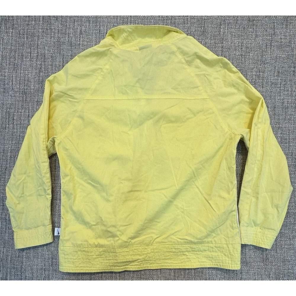 NIKE Size Small Jacket‎ Running Dry-Fit Wind Breaker Play Up Yellow White Black